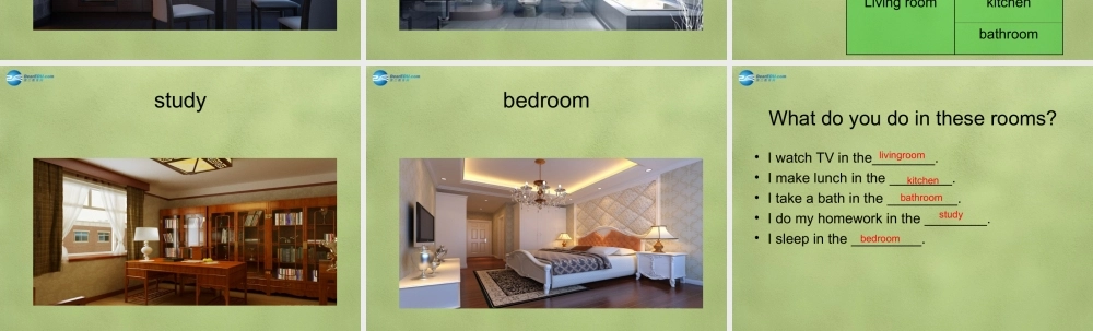 六年级英语上册《Lesson 2 Jenny’s House》课件1 冀教版