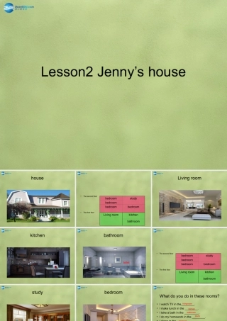 六年级英语上册《Lesson 2 Jenny’s House》课件1 冀教版