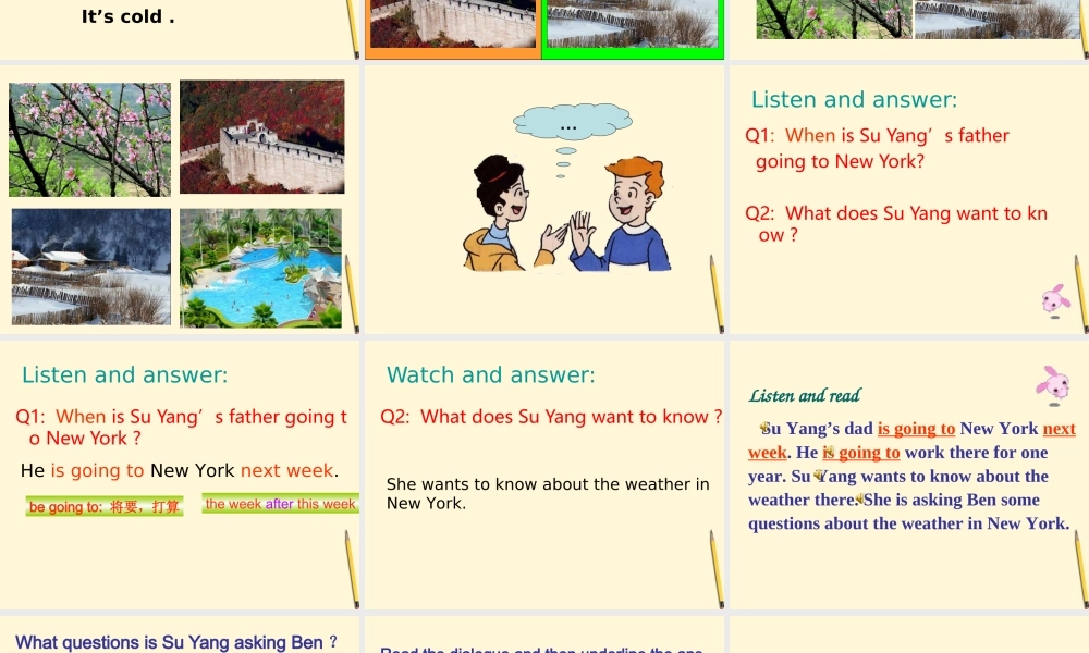 六年级英语下册 Unit 5(11)课件 苏教牛津版