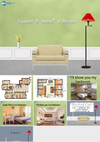 六年级英语上册《Lesson 2 Jenny’s House》课件2 冀教版