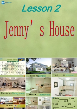 六年级英语上册《Lesson 2 Jenny’s House》课件4 冀教版