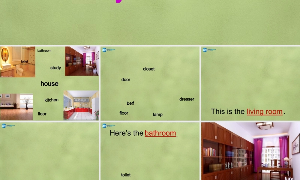 六年级英语上册《Lesson 2 Jenny’s House》课件5 冀教版