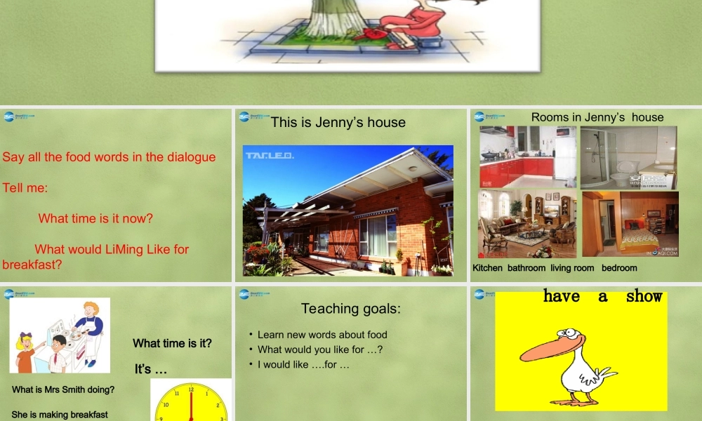 六年级英语上册《Lesson 3 Making Breakfast》课件1 冀教版