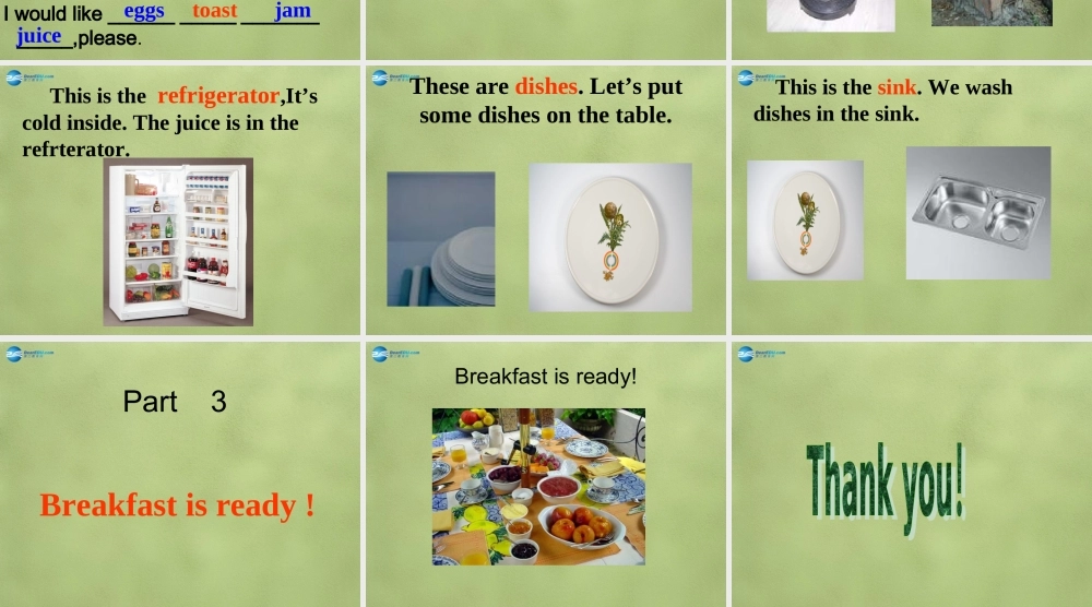 六年级英语上册《Lesson 3 Making Breakfast》课件2 冀教版