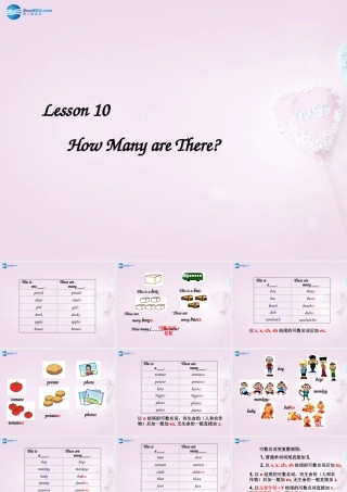 六年级英语上册《Lesson 10 How Many Are There》课件1 冀教版