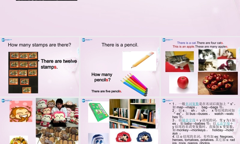 六年级英语上册《Lesson 10 How Many Are There》课件4 冀教版