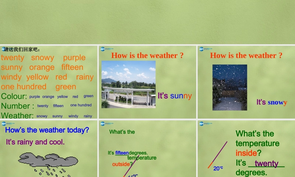 六年级英语上册《Lesson 11 Mr. Wood Teaches a Science Lesson》课件2 冀教版