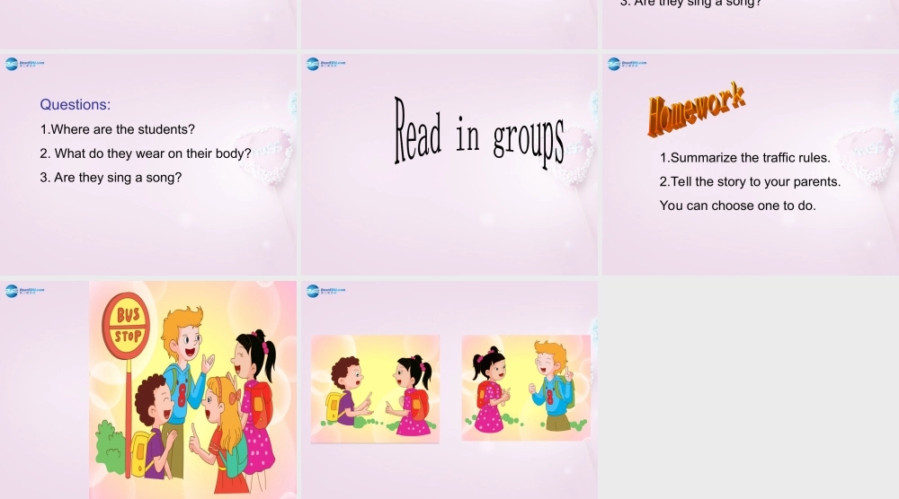 六年级英语上册《Lesson 12 Be Safe on the Way》课件1 冀教版