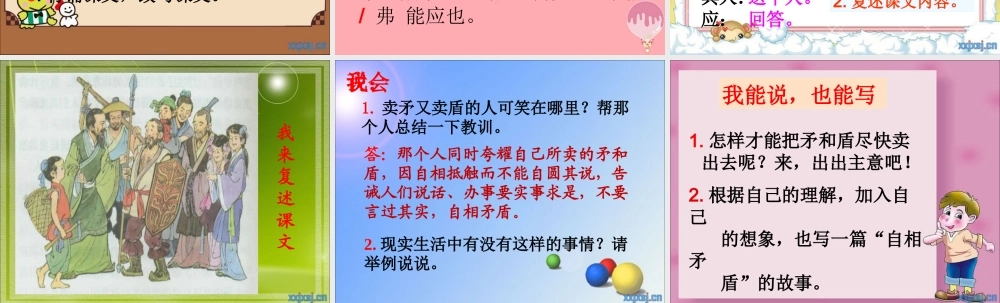 六年级语文上册 第29课 矛盾课件2 西师大版-西师大版小学六年级上册语文课件