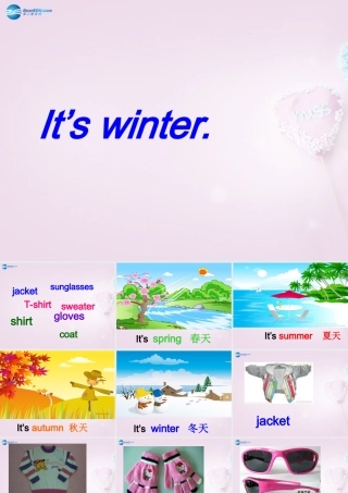 六年级英语上册《Lesson 14 Snow! It’s Winter》课件1 冀教版