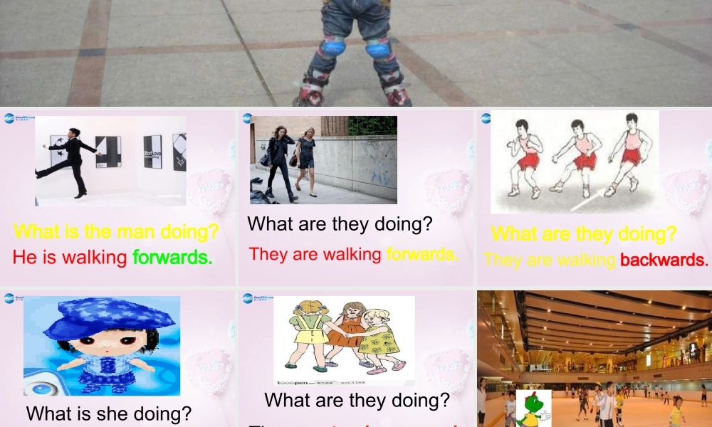 六年级英语上册《Lesson 16 A Skating Lesson》课件 冀教版