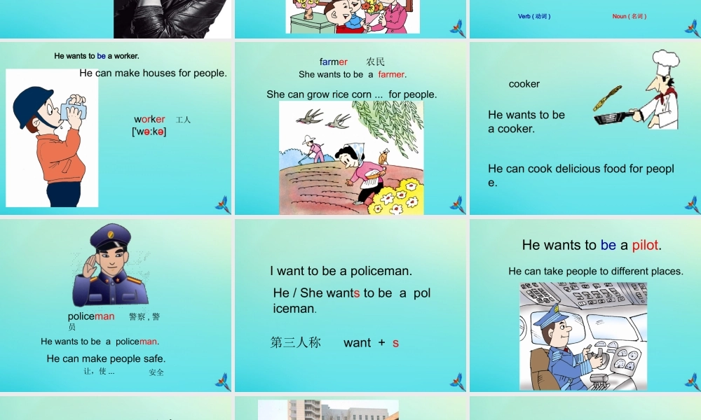 六年级英语下册 Unit 6 Dream Job Part B课件2 闽教版（三起）-闽教版小学六年级下册英语课件