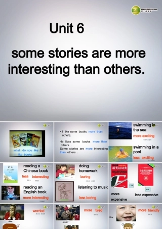 六年级英语下册 Unit 6 some stories are more interesting than others课件（1） 湘少版