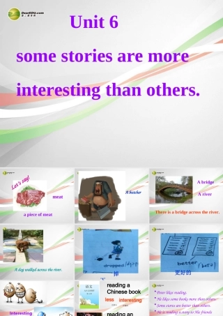 六年级英语下册 Unit 6 some stories are more interesting than others课件（2） 湘少版