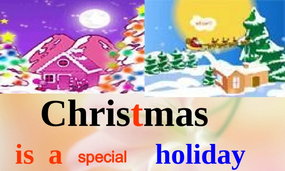 六年级英语上册《Lesson 26 Christmas Cards》课件2 冀教版