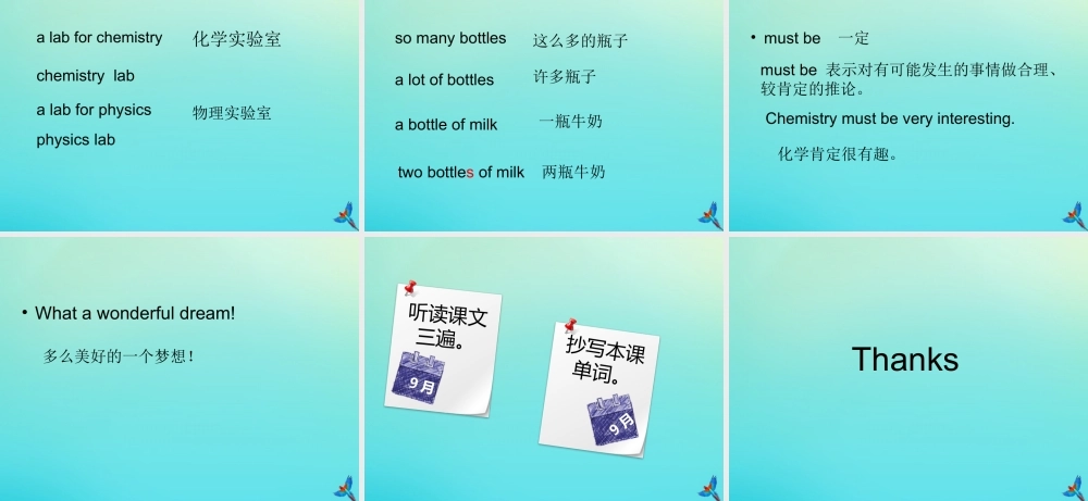 六年级英语下册 Unit 7 A Visit to a Middle School Part A课件3 闽教版（三起）-闽教版小学六年级下册英语课件