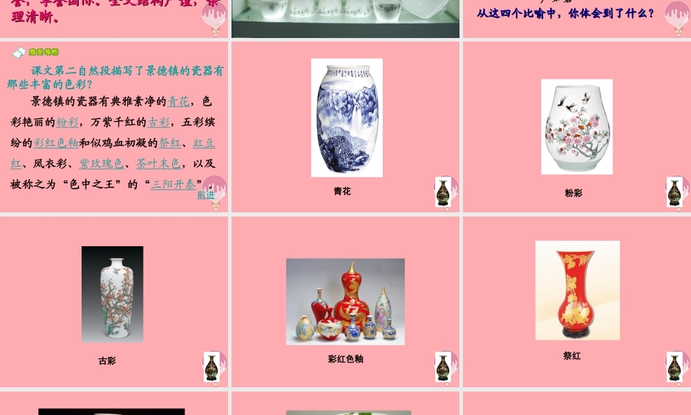 六年级语文上册 第31课 景德镇的瓷器课件1 西师大版-西师大版小学六年级上册语文课件