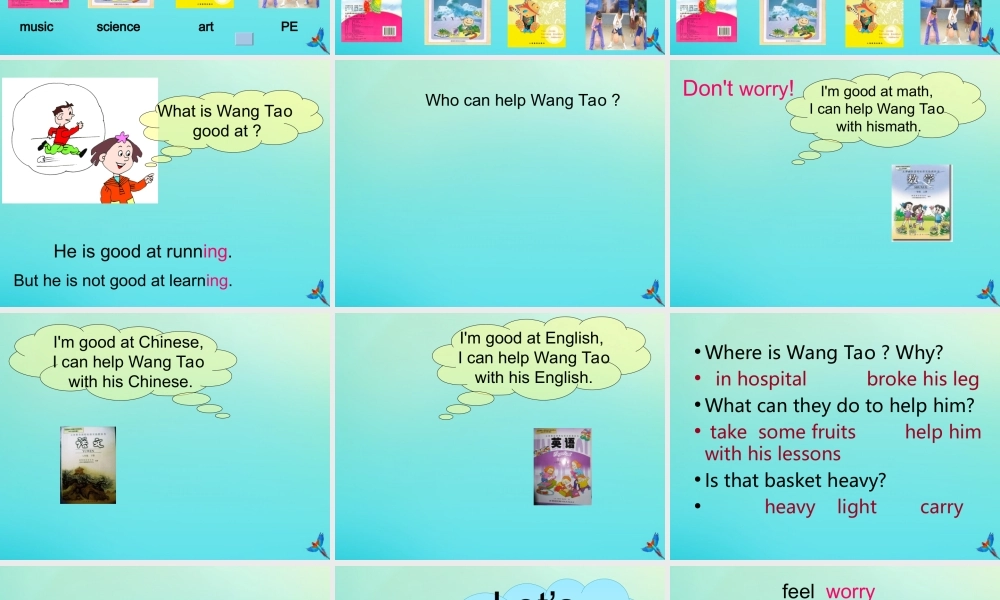 六年级英语下册 Unit 2 Helping Each Other Part B课件2 闽教版（三起）-闽教版小学六年级下册英语课件