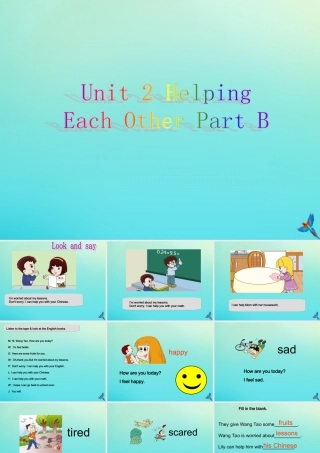 六年级英语下册 Unit 2 Helping Each Other Part B课件3 闽教版（三起）-闽教版小学六年级下册英语课件