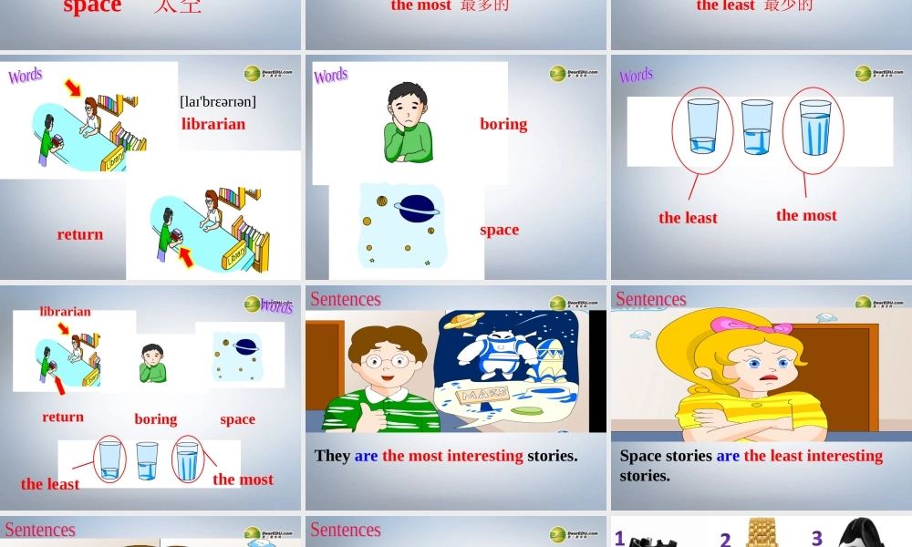 六年级英语下册 Unit 7 The Most Interesting Stories课件（1） 湘少版