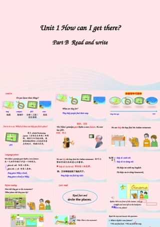 六年级英语上册Unit 1 Part B 第3课时课件