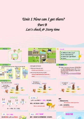 六年级英语上册Unit 1 Part B 第4课时课件