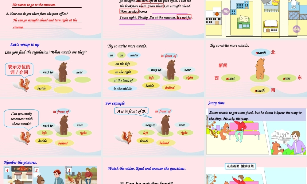 六年级英语上册Unit 1 Part B 第6课时课件