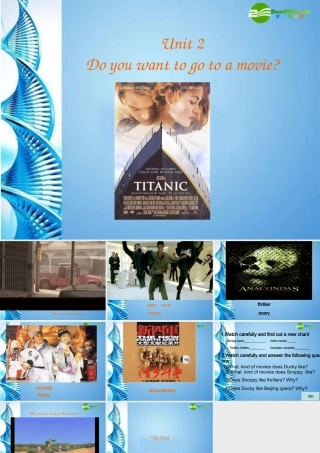 六年级英语下册 Unit2 Do you want to go to a movie（10）课件 鲁教版