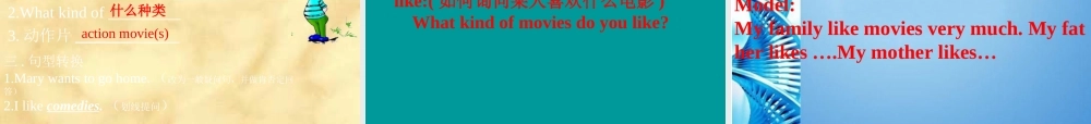 六年级英语下册 Unit2 Do you want to go to a movie（15）课件 鲁教版