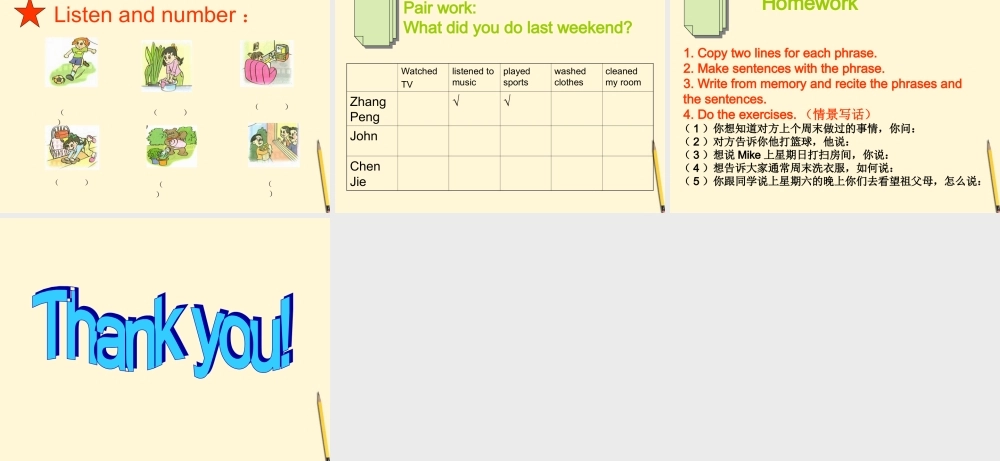 六年级英语下册 unit3 Lesson1课件 人教PEP