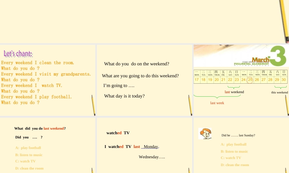 六年级英语下册 Unit3(10)课件 人教PEP