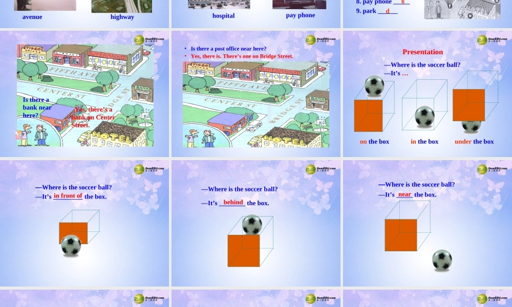 六年级英语下册 Unit 10 Is there a post office near here Section AB课件 鲁教版五四制