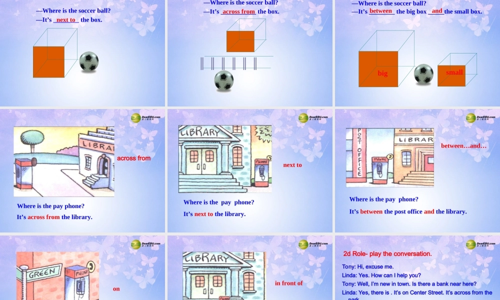 六年级英语下册 Unit 10 Is there a post office near here Section AB课件 鲁教版五四制