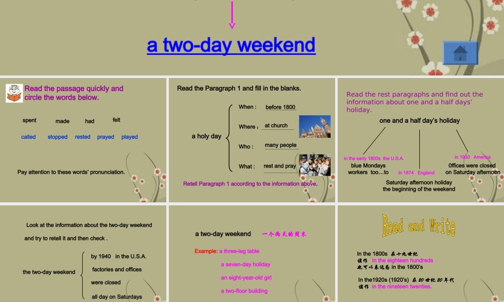 六年级英语下册 unit12 Lesson2(2)课件 北师大版