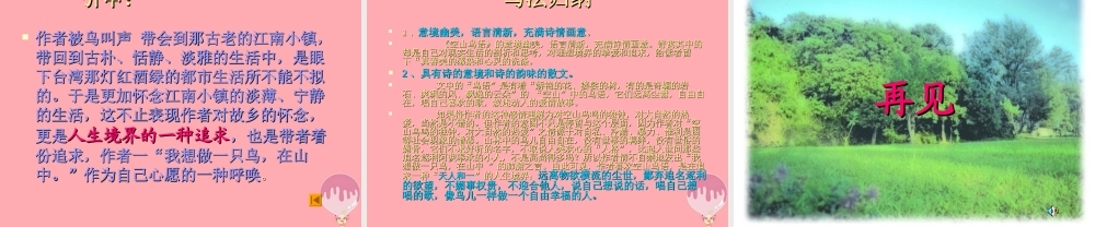 六年级语文上册 第八单元 空山鸟语课件3 湘教版-湘教版小学六年级上册语文课件