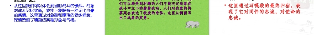 六年级语文上册 第七组 23最后一头战象课堂教学课件1 新人教版-新人教版小学六年级上册语文课件