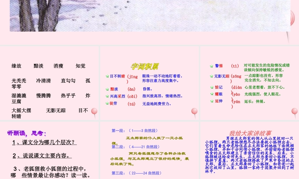 六年级语文上册 第七组 24金色的脚印课堂教学课件1 新人教版-新人教版小学六年级上册语文课件