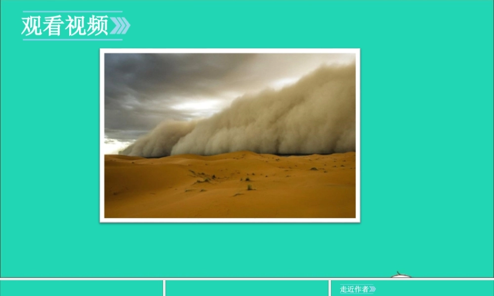 六年级语文上册 第六单元 19 青山不老课件