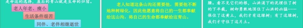六年级语文上册 第六单元 19 青山不老课件