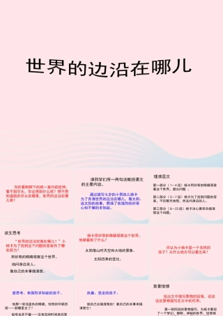 六年级语文上册 第三单元 13《世界的边沿在哪儿》教学课件 冀教版-冀教版小学六年级上册语文课件