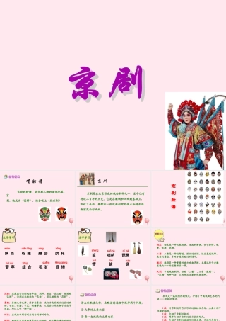 六年级语文上册 第六单元 27《京剧》同步精品课件 冀教版-冀教版小学六年级上册语文课件