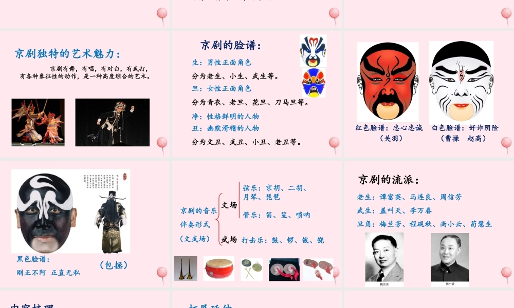 六年级语文上册 第六单元 27《京剧》优培课件 冀教版-冀教版小学六年级上册语文课件