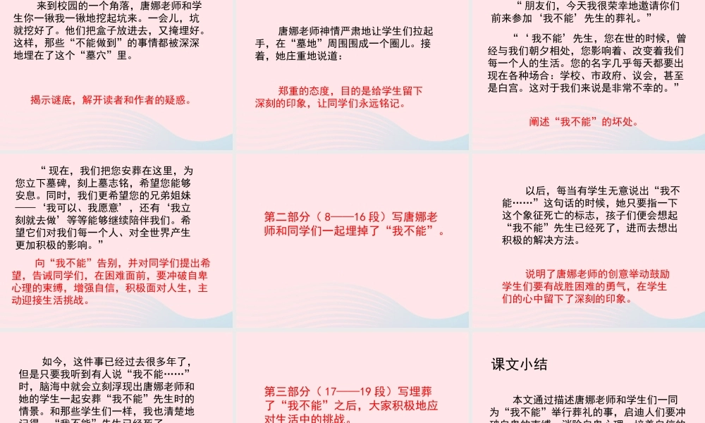 六年级语文上册 第三单元 15《为我不能举行葬礼》教学课件 冀教版-冀教版小学六年级上册语文课件