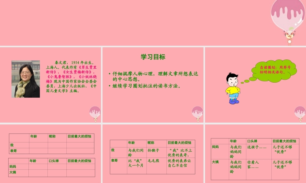 六年级语文上册 第三单元 表哥驾到课件2 湘教版-湘教版小学六年级上册语文课件