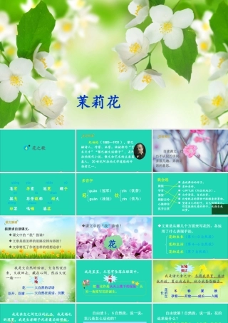 六年级语文上册 第一单元 4 花之歌课件