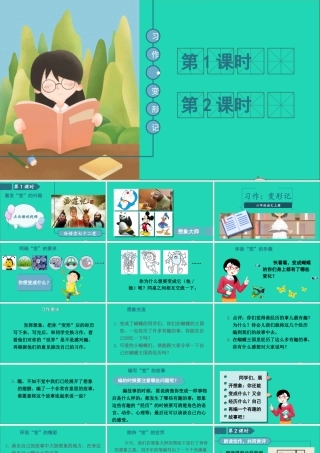 六年级语文上册 第一单元 习作 变形记课件