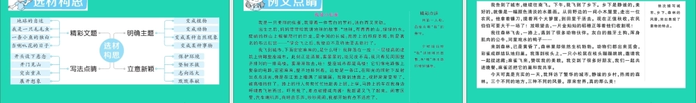 六年级语文上册 第一单元 习作一 变形记作业课件 新人教版-新人教版小学六年级上册语文课件