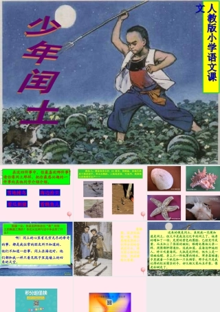 六年级语文上册 第五组 17 少年闰土课件4 新人教版-新人教版小学六年级上册语文课件
