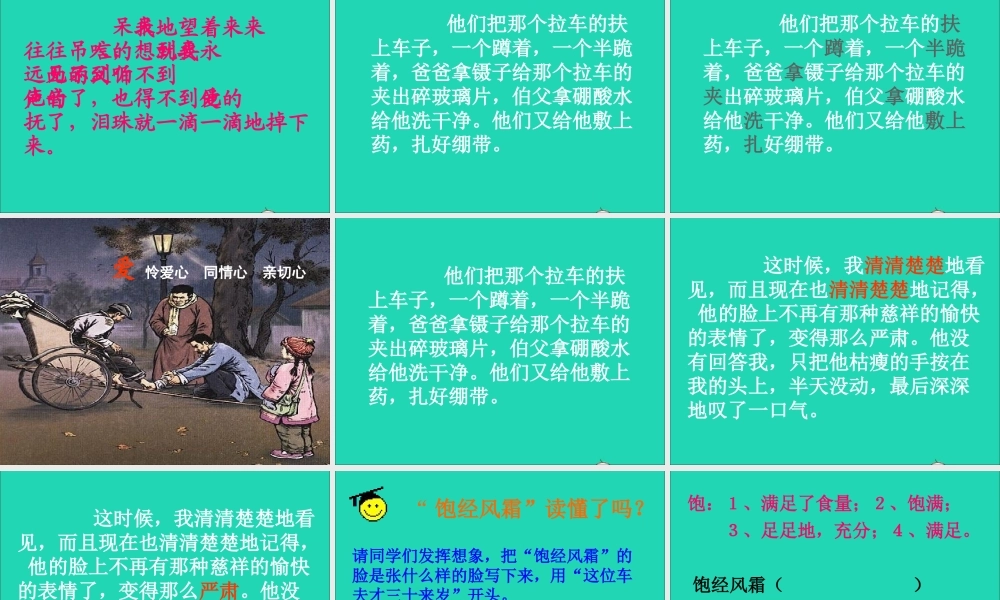 六年级语文上册 第五组 18我的伯父鲁迅先生课堂教学课件2 新人教版-新人教版小学六年级上册语文课件