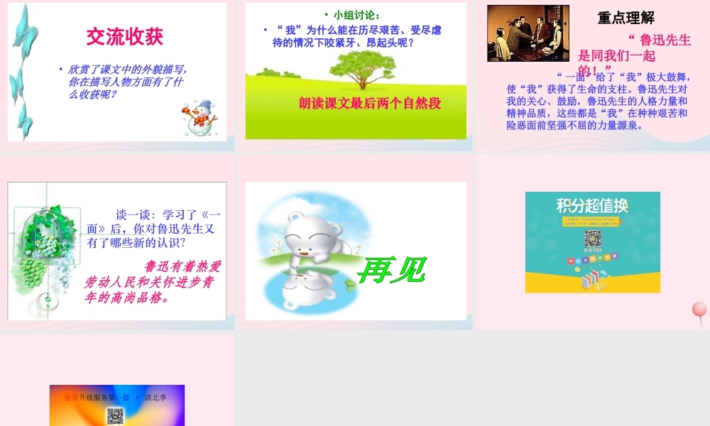 六年级语文上册 第五组 19 一面课件1 新人教版-新人教版小学六年级上册语文课件